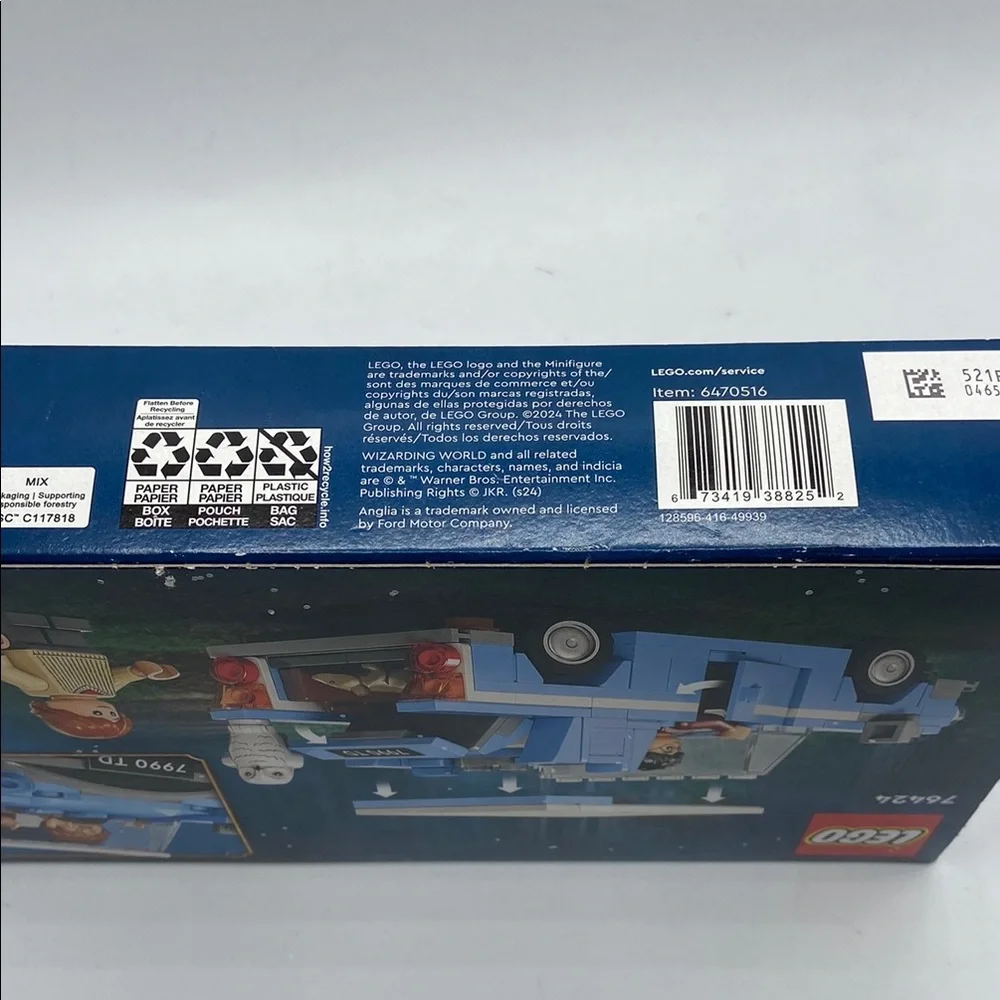 Lego Blue Building Set Harry Potter